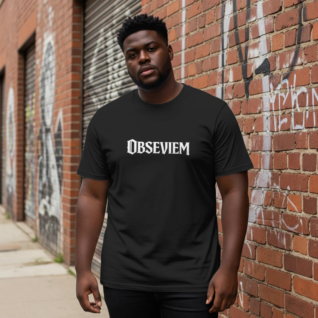 Graphic T-Shirt Old English Streetwear Tee Heavy Cotton