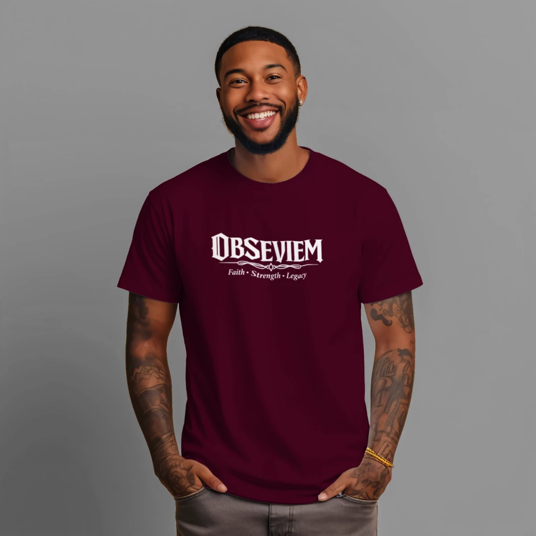 Premium Heavy Cotton Graphic Shirt – Faith Strength Legacy