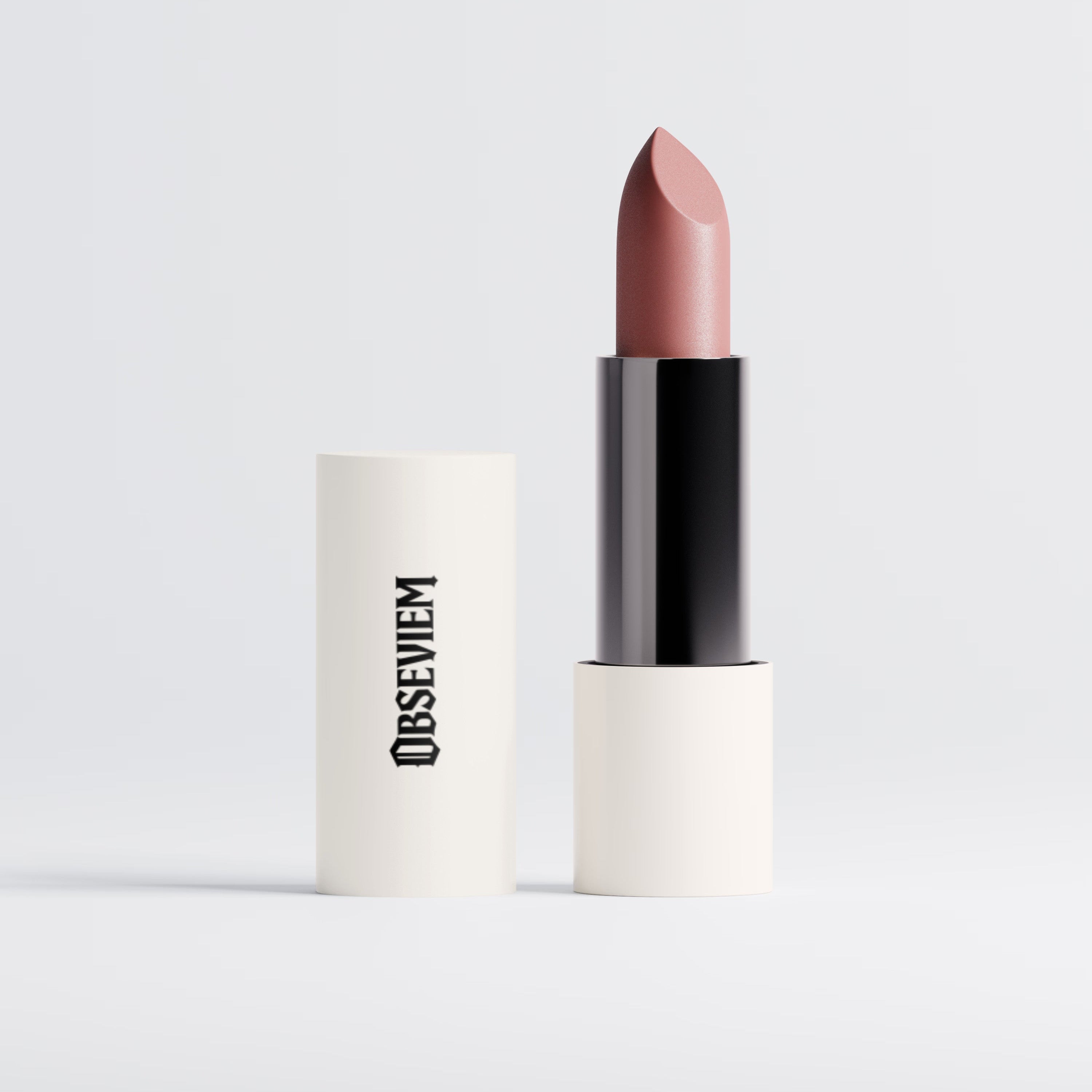 Obseviem Dusty Rose Natural Lipstick Soft Matte Cream Finish Premium Rose Nude Shade