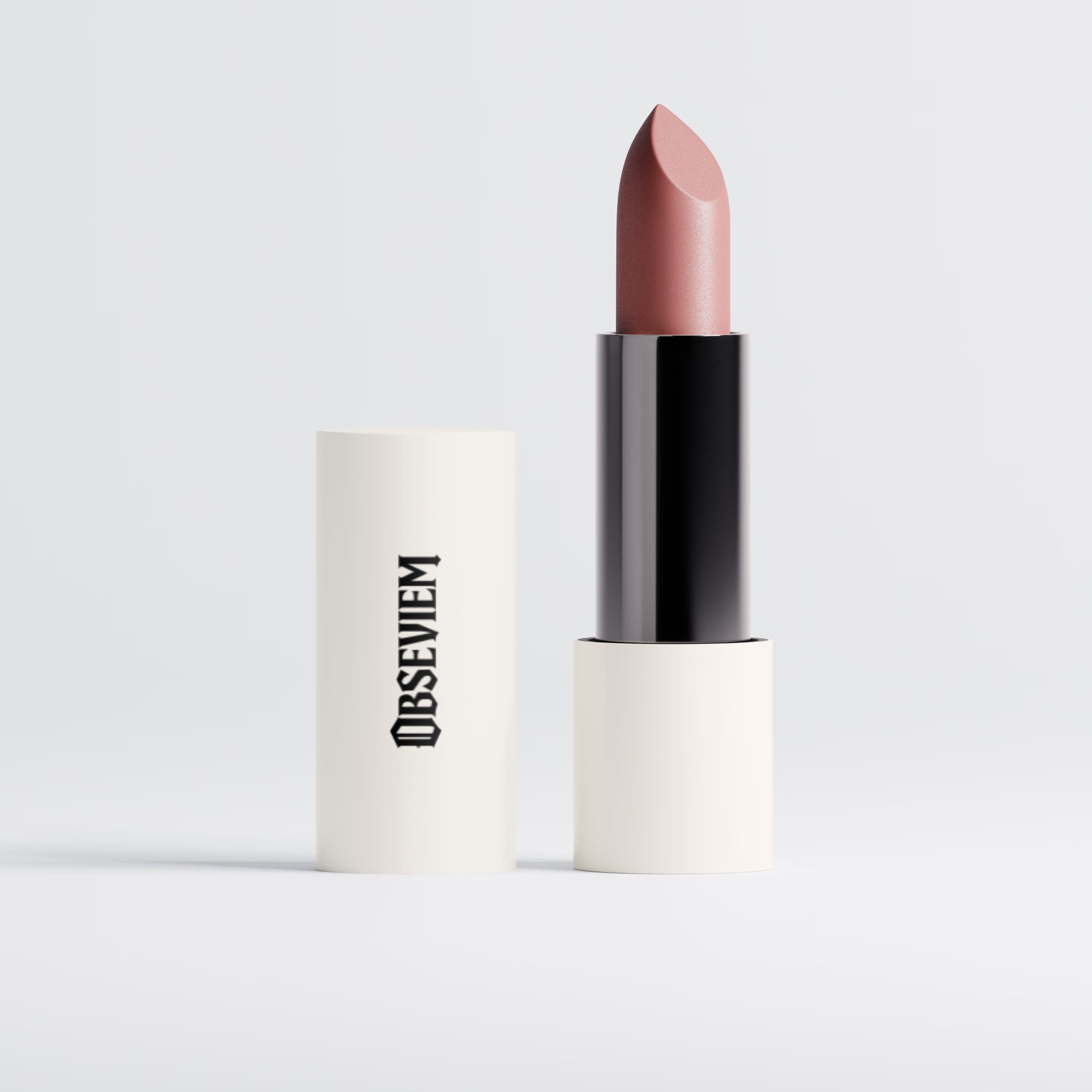 Matte Dusty Rose Natural Pink Moisturizing Lipstick.