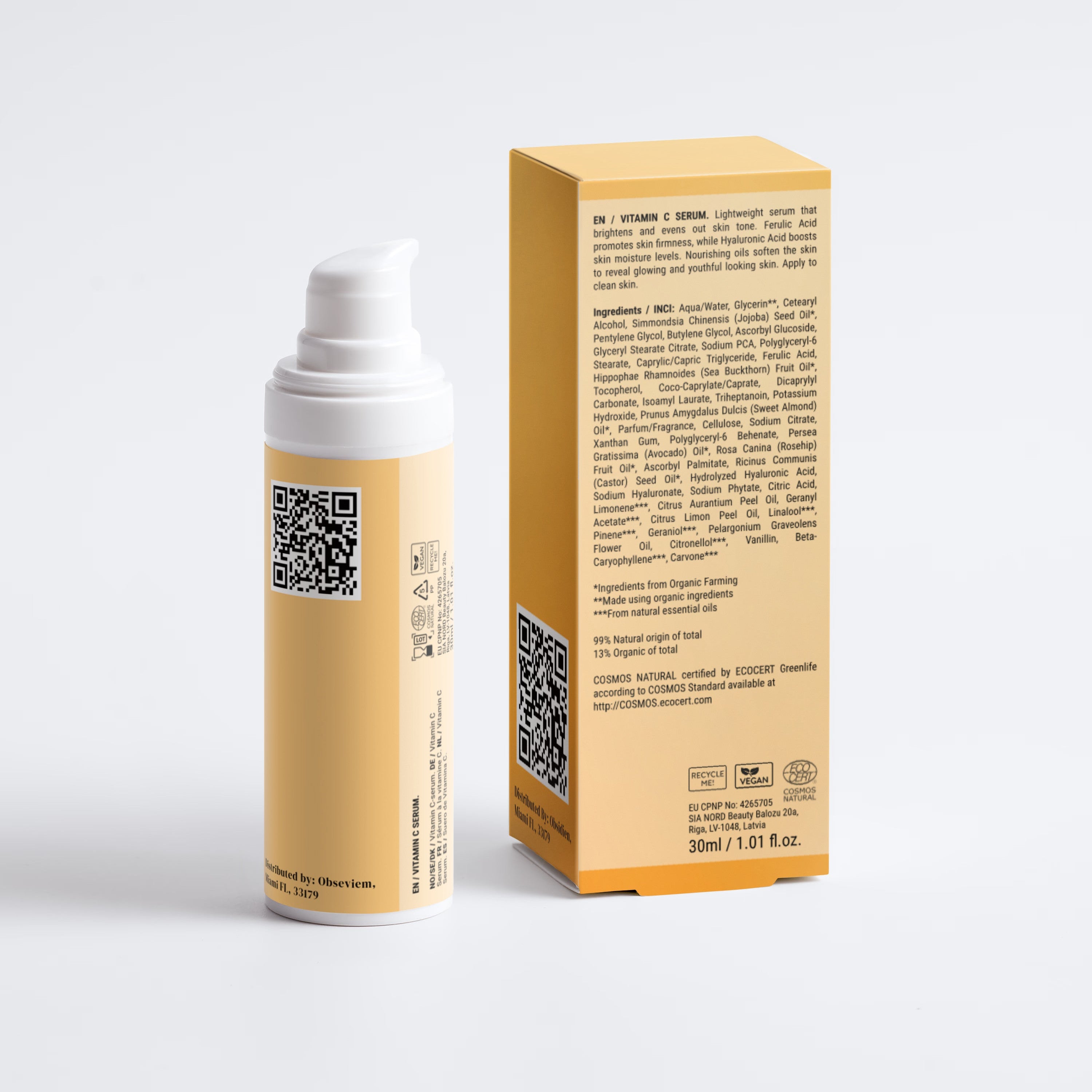 Vitamin C Serum Clean Skincare Radiance Boost & Even Tone