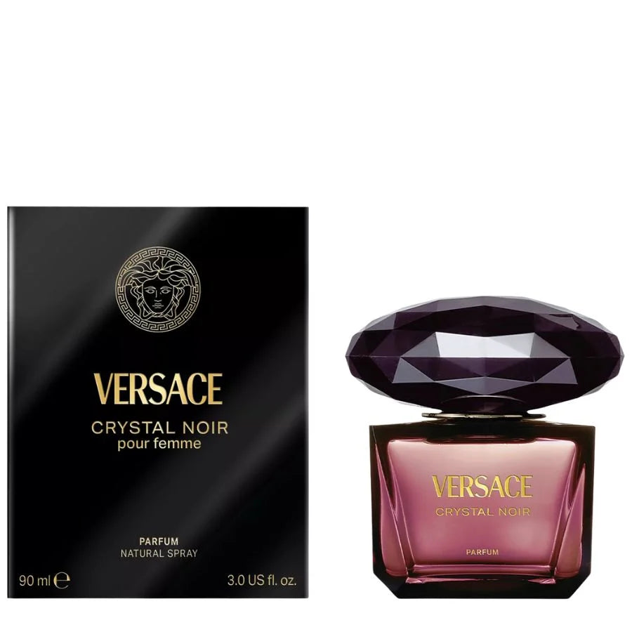 Versace Crystal Noir Parfum 90ml – Sensual Warm Floral Perfume for Women