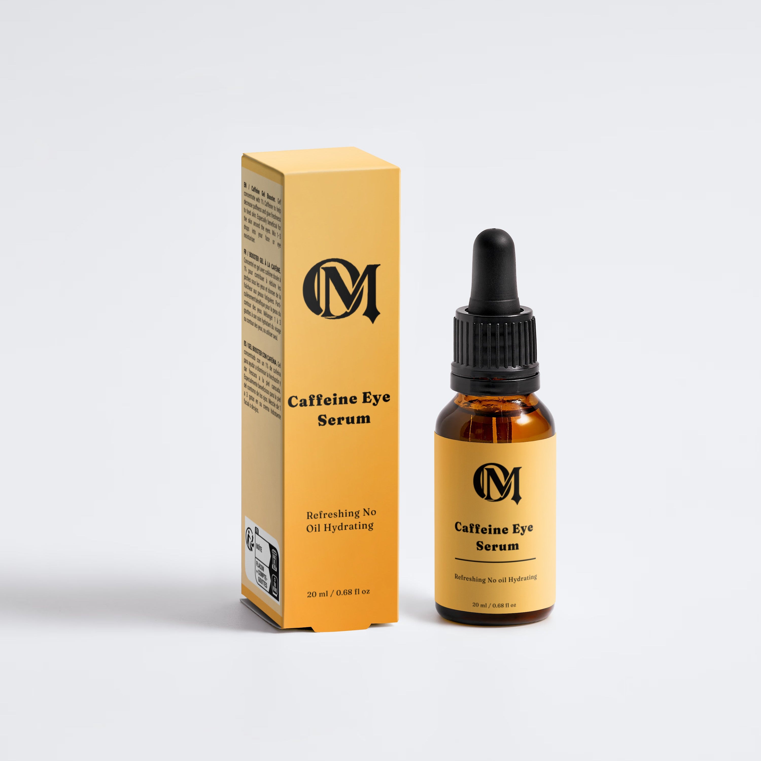 Anti Aging Caffeine Gel Serum For Eye Puffiness Dark Circles Wrinkles