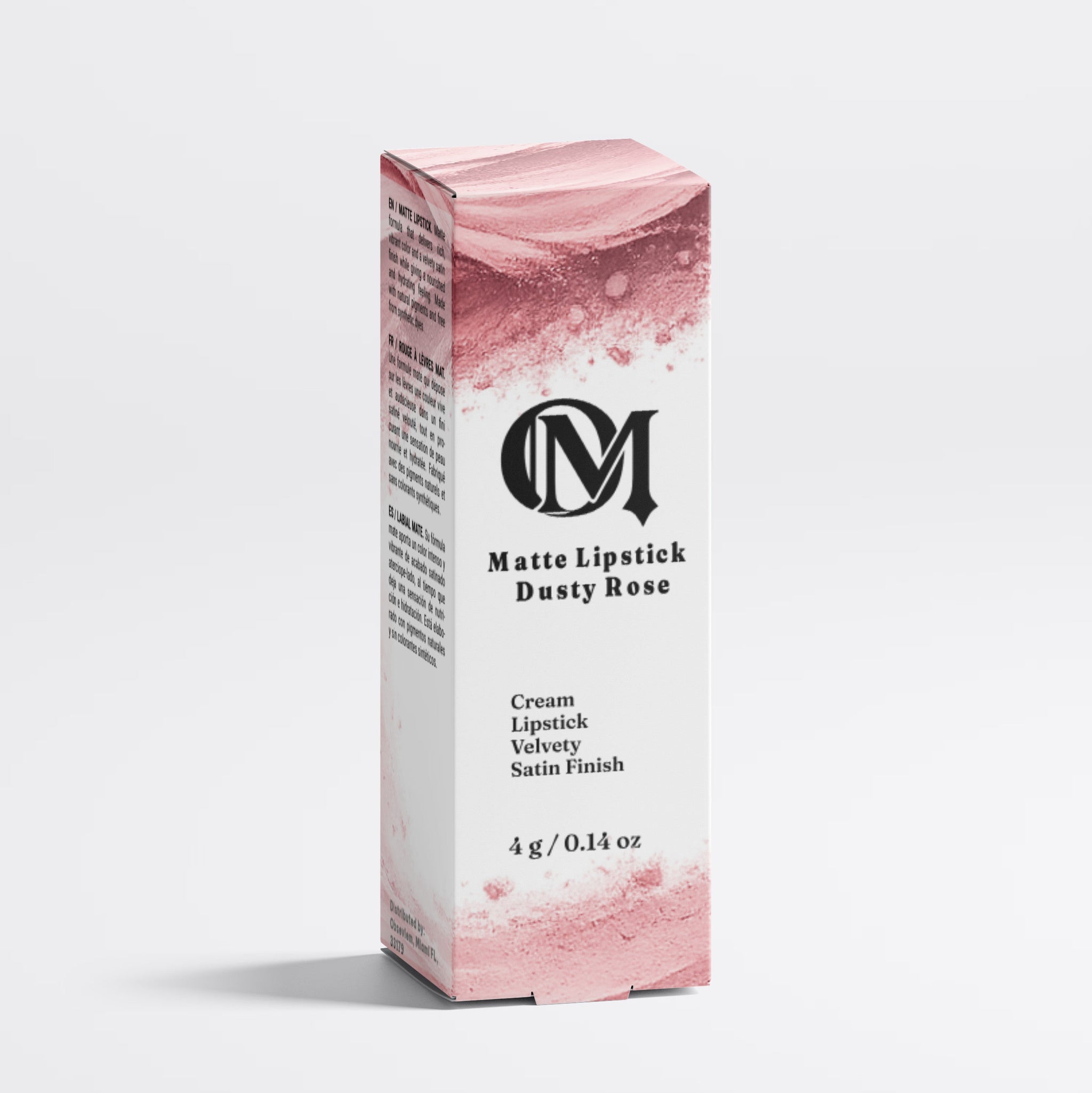 Obseviem Dusty Rose Natural Lipstick Soft Matte Cream Finish Premium Rose Nude Shade